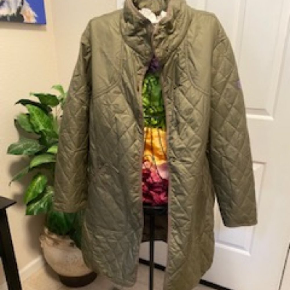 Quilted car coat